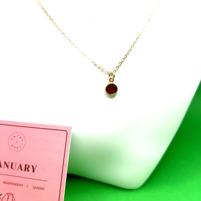 Swarovski january sale birthstone necklace